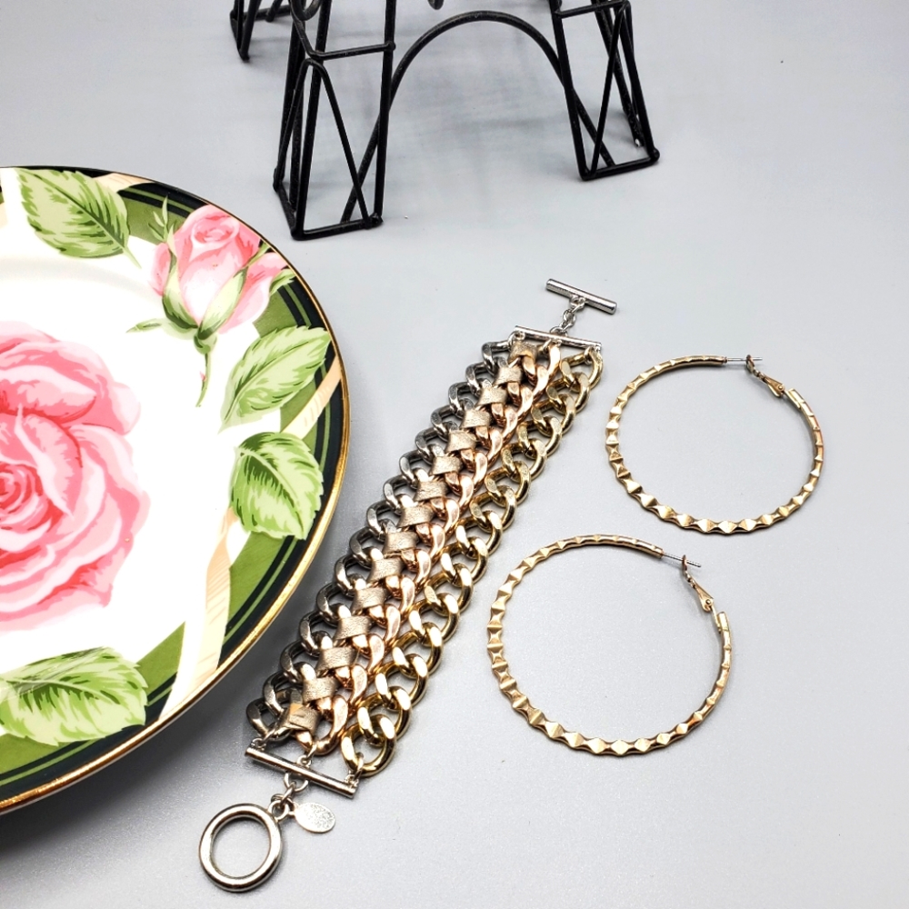 Earring and Bracelet Set